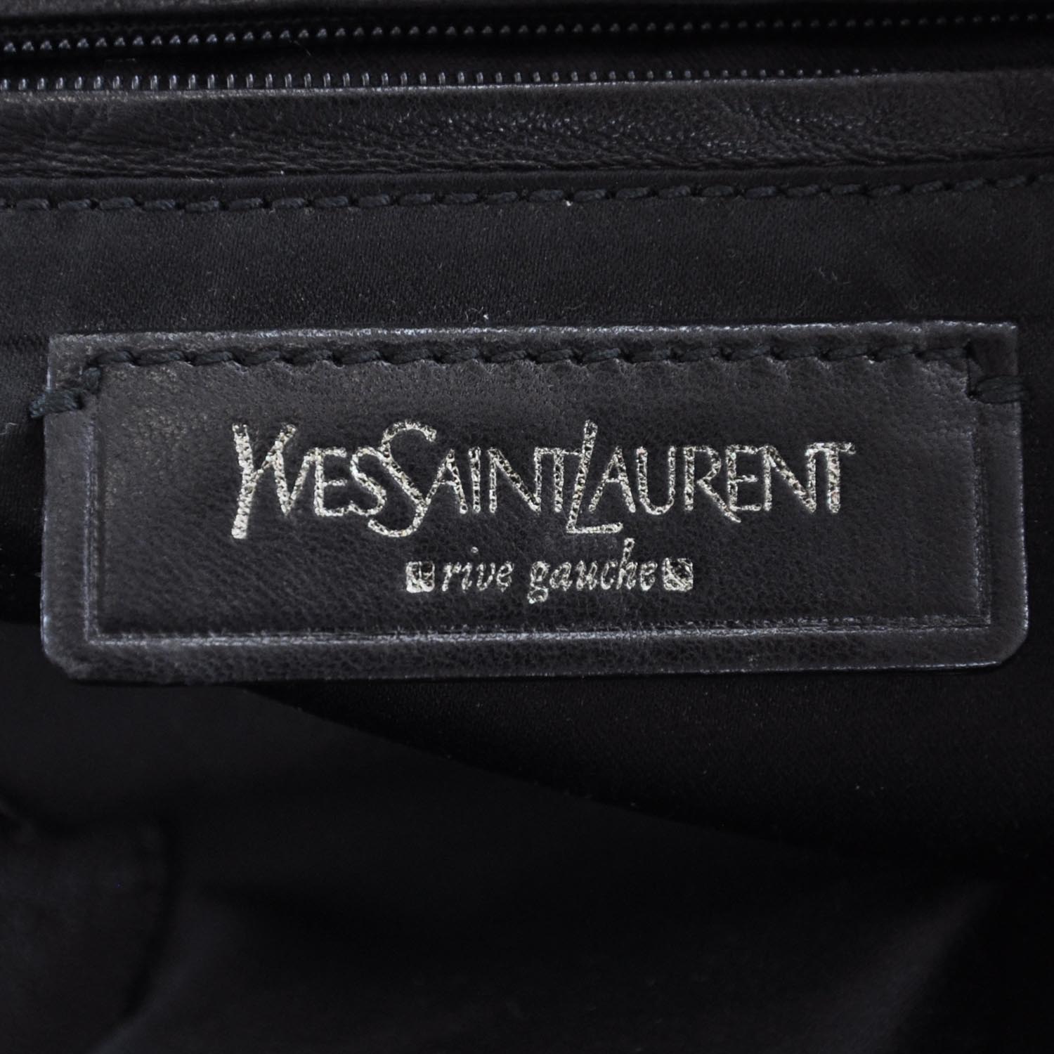 Saint Laurent Leather Large Roady Hobo Black 8 of 10