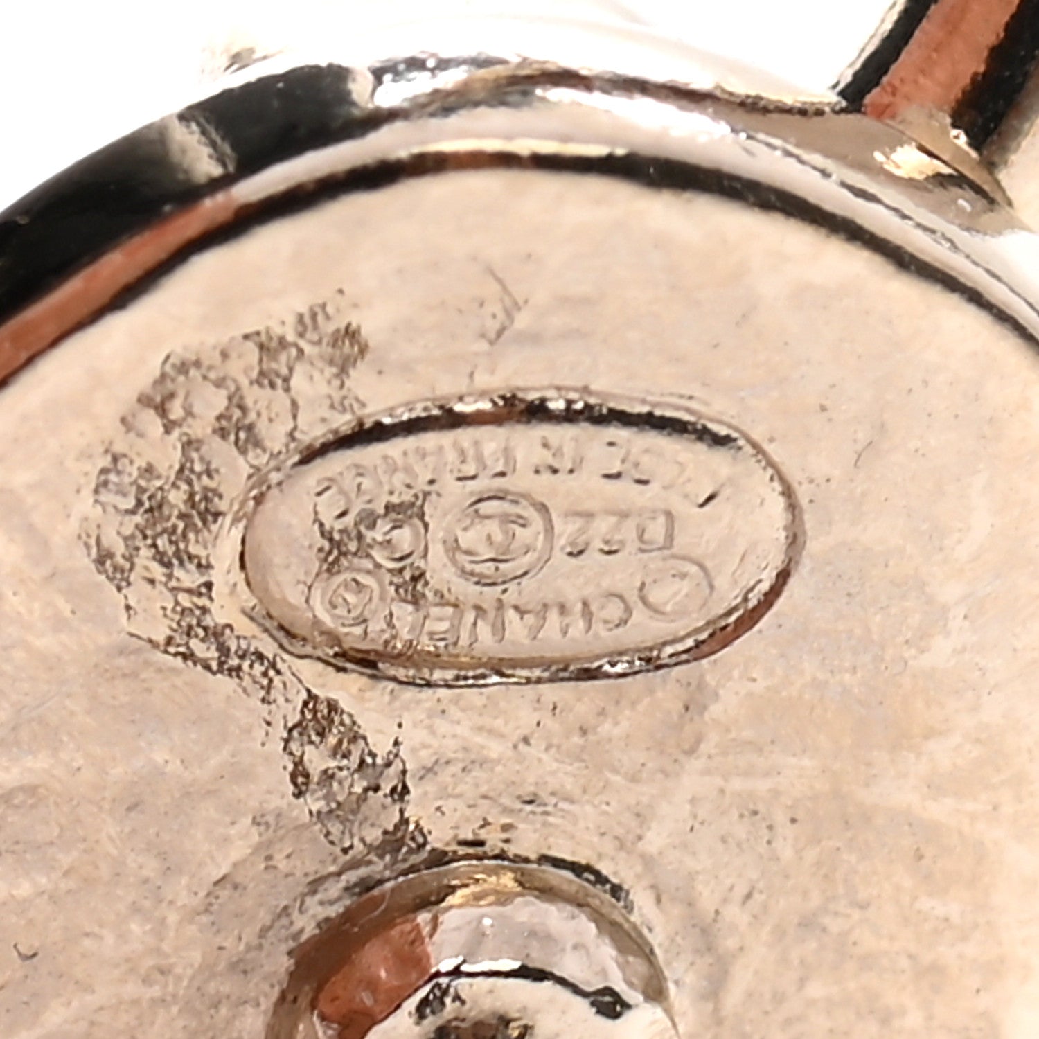 Chanel Resin Crystal Pearl CC Drop Earrings Black 10 of 12