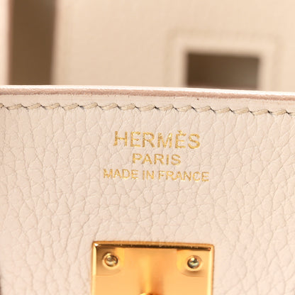 Hermes Togo Birkin 25 Beton 5 of 10