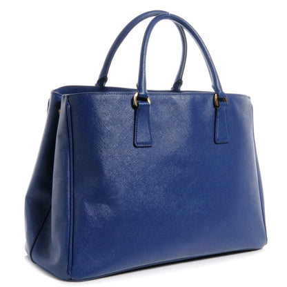 Prada Saffiano Lux Large Tote Bluette 3 of 9