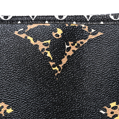 Louis Vuitton Monogram Giant Jungle Neverfull MM Black 9 of 13
