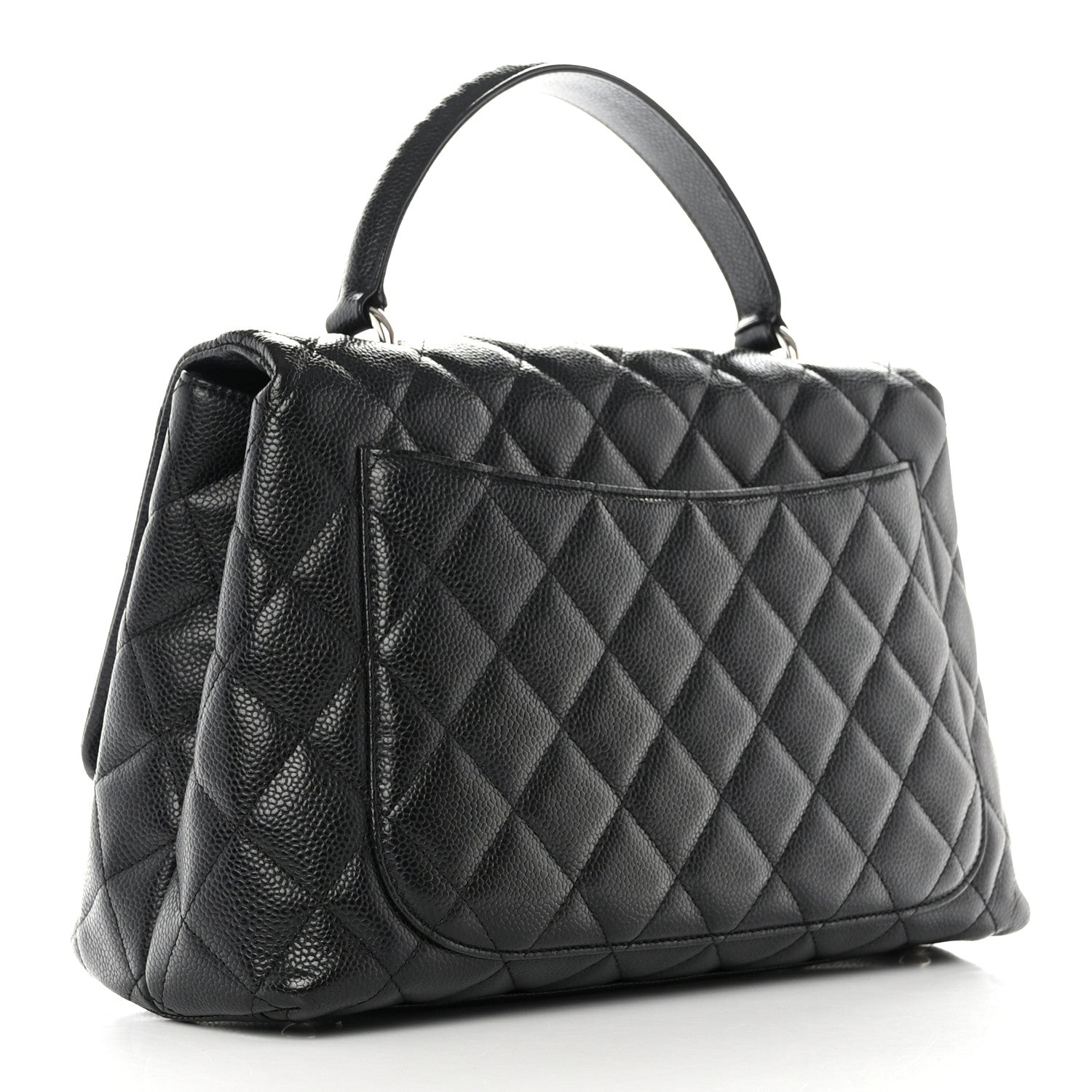 Chanel Caviar Quilted Jumbo Kelly Flap Bag Black 3 of 14