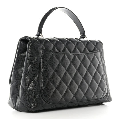 Chanel Caviar Quilted Jumbo Kelly Flap Bag Black 3 of 14