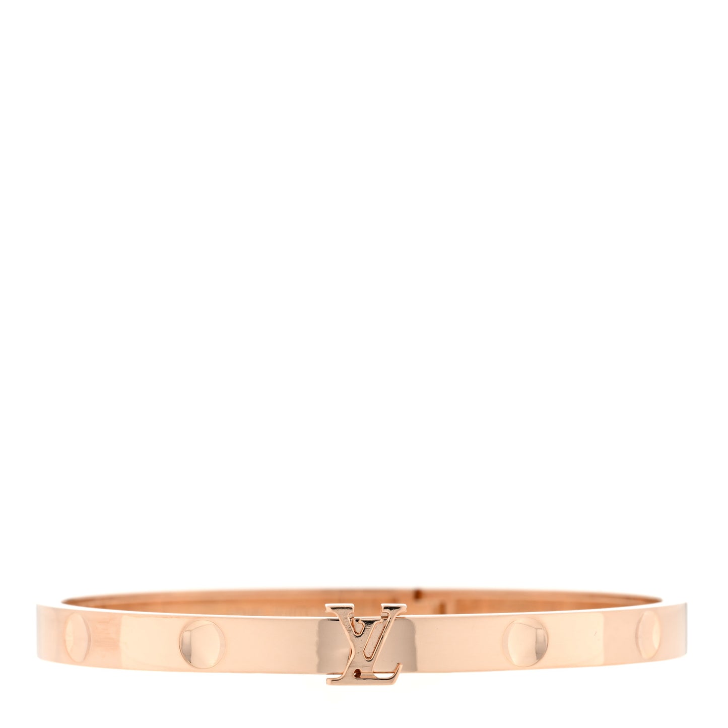 18K Yellow Gold Empreinte Bangle Bracelet 16