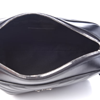 Saint Laurent Calfskin Matelasse Monogram Lou Camera Bag Black 5 of 10