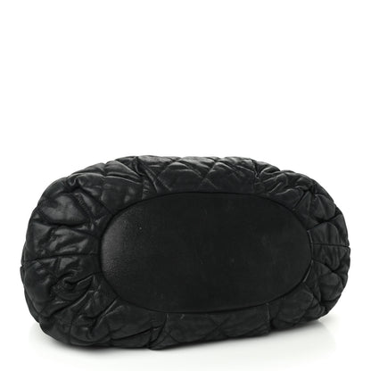 Chanel Iridescent Calfskin Quilted Large In The Mix Tote Black 3 of 8