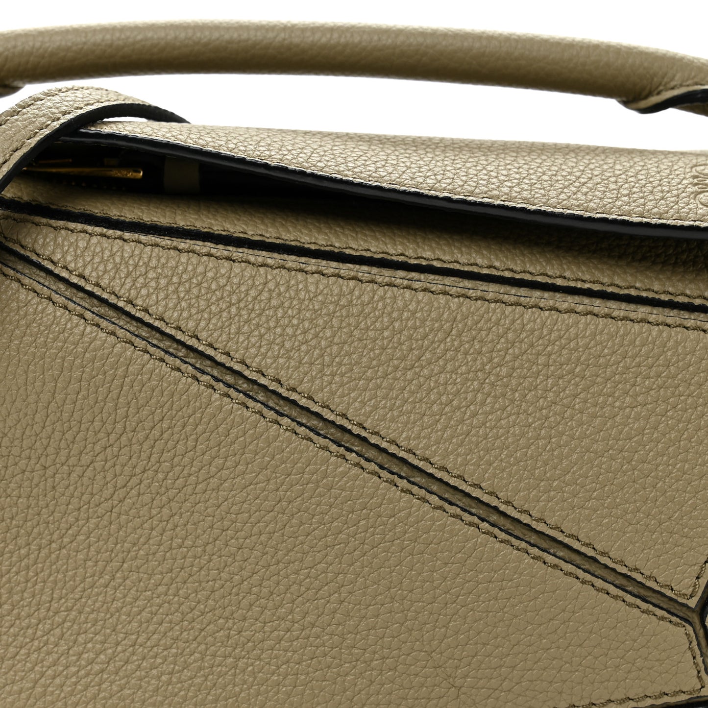 Calfskin Mini Puzzle Bag Artichoke Green
