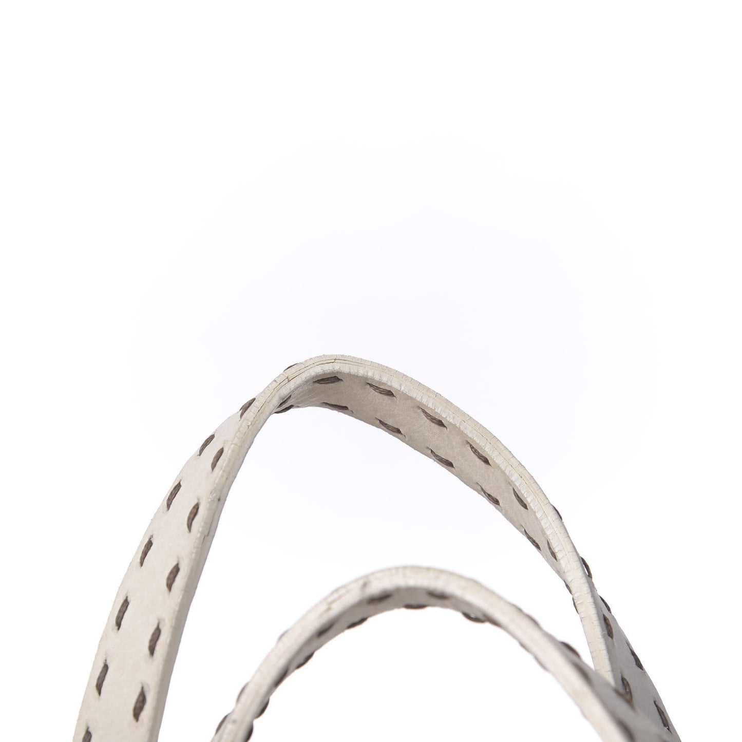 Calfskin Romano Selleria Tote White