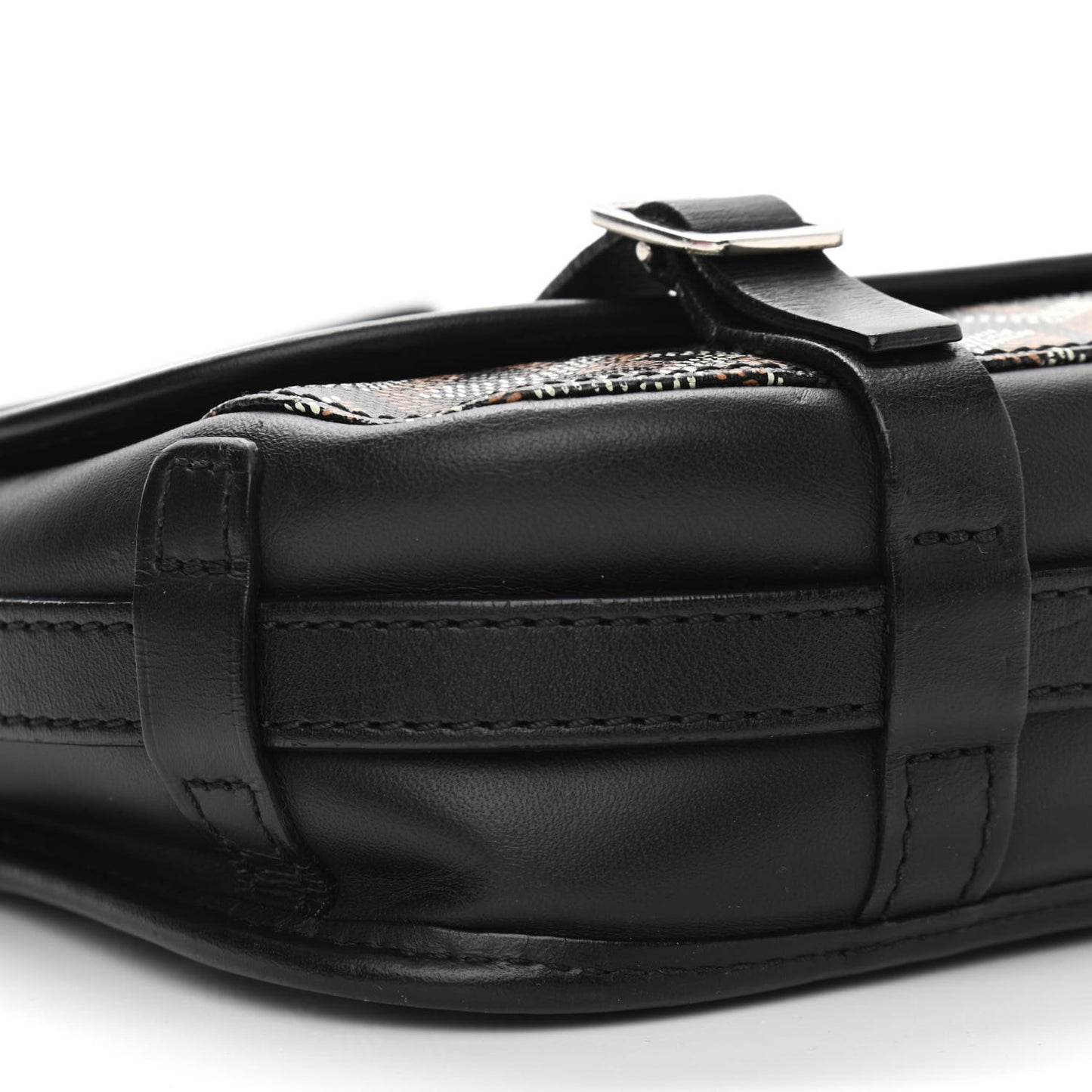 Goyardine Belvedere PM Messenger Bag Black