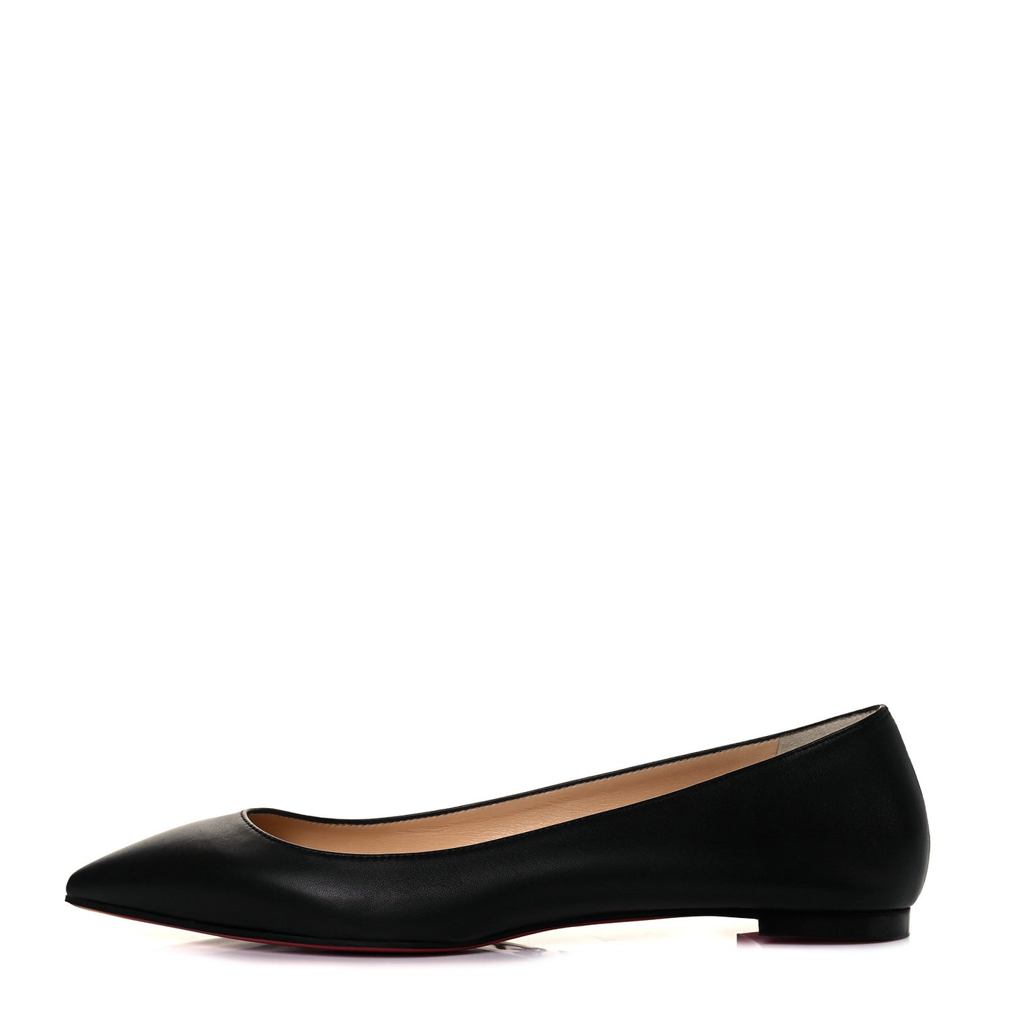 Shiny Nappa Ballalla Flats 39 Black