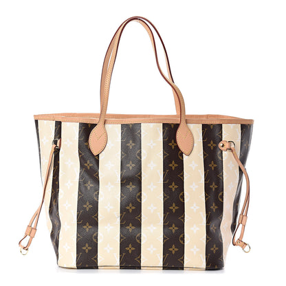 Louis Vuitton Monogram Rayures Neverfull MM 1 of 10