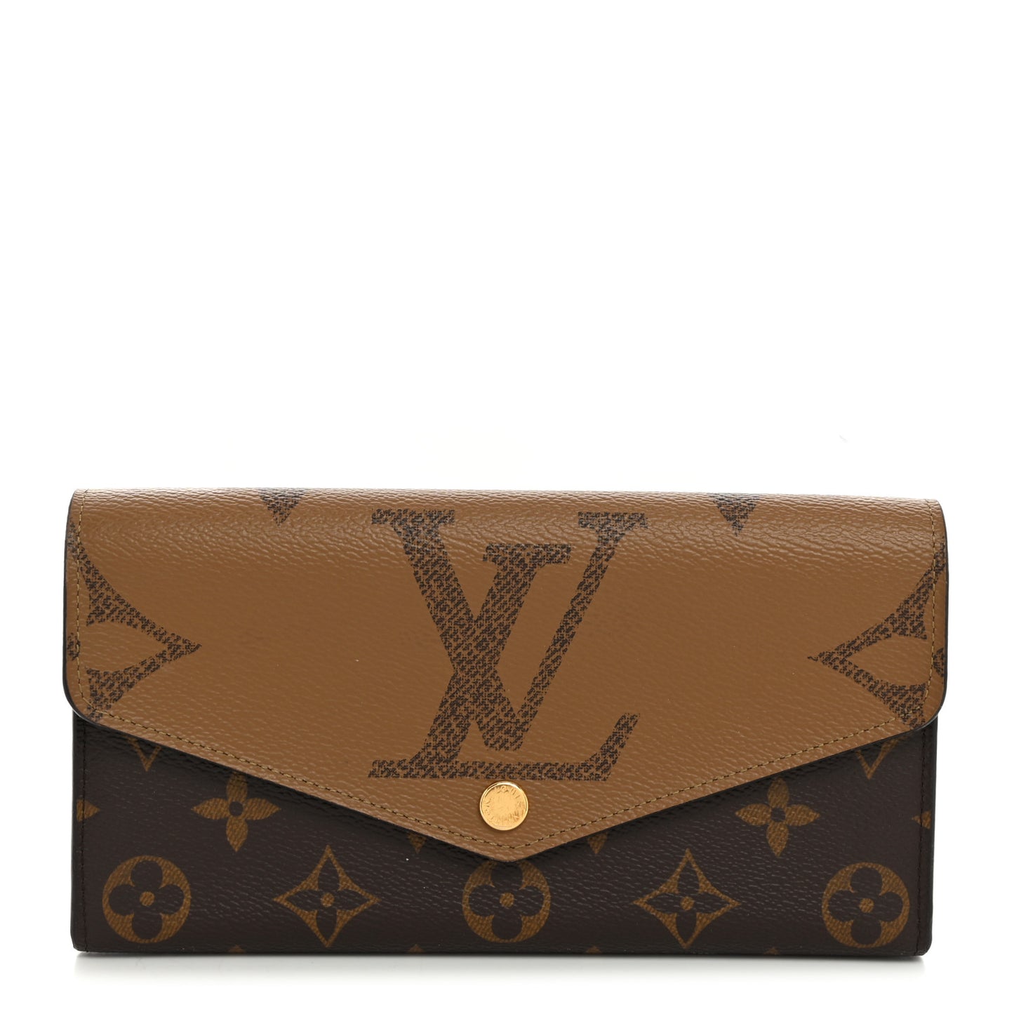 Reverse Monogram Giant Sarah Wallet