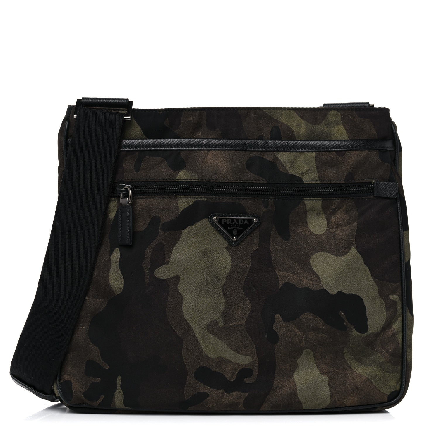 Prada Tessuto Nylon Camouflage Messenger Mimetico 1 of 18