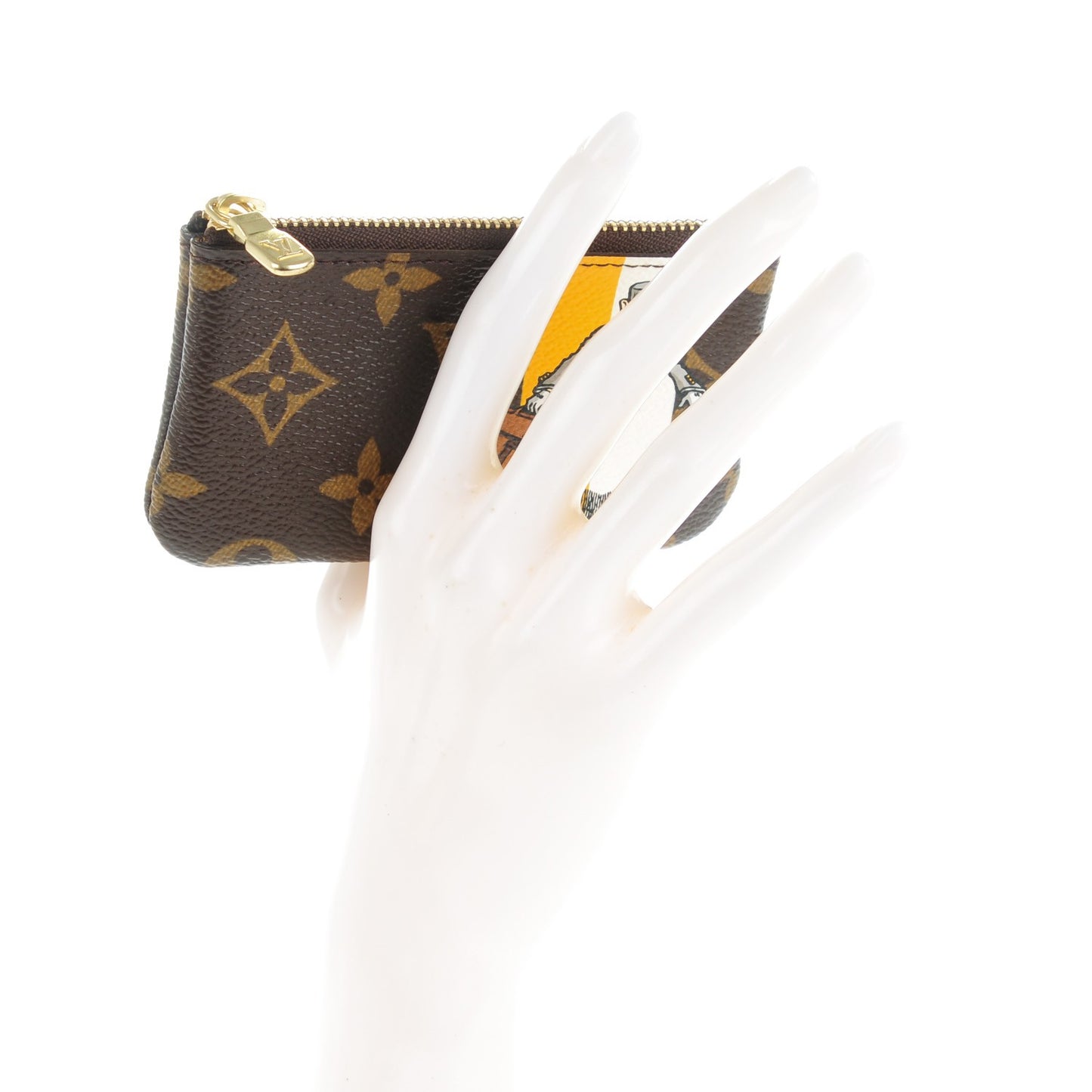 Monogram Groom Key Pouch