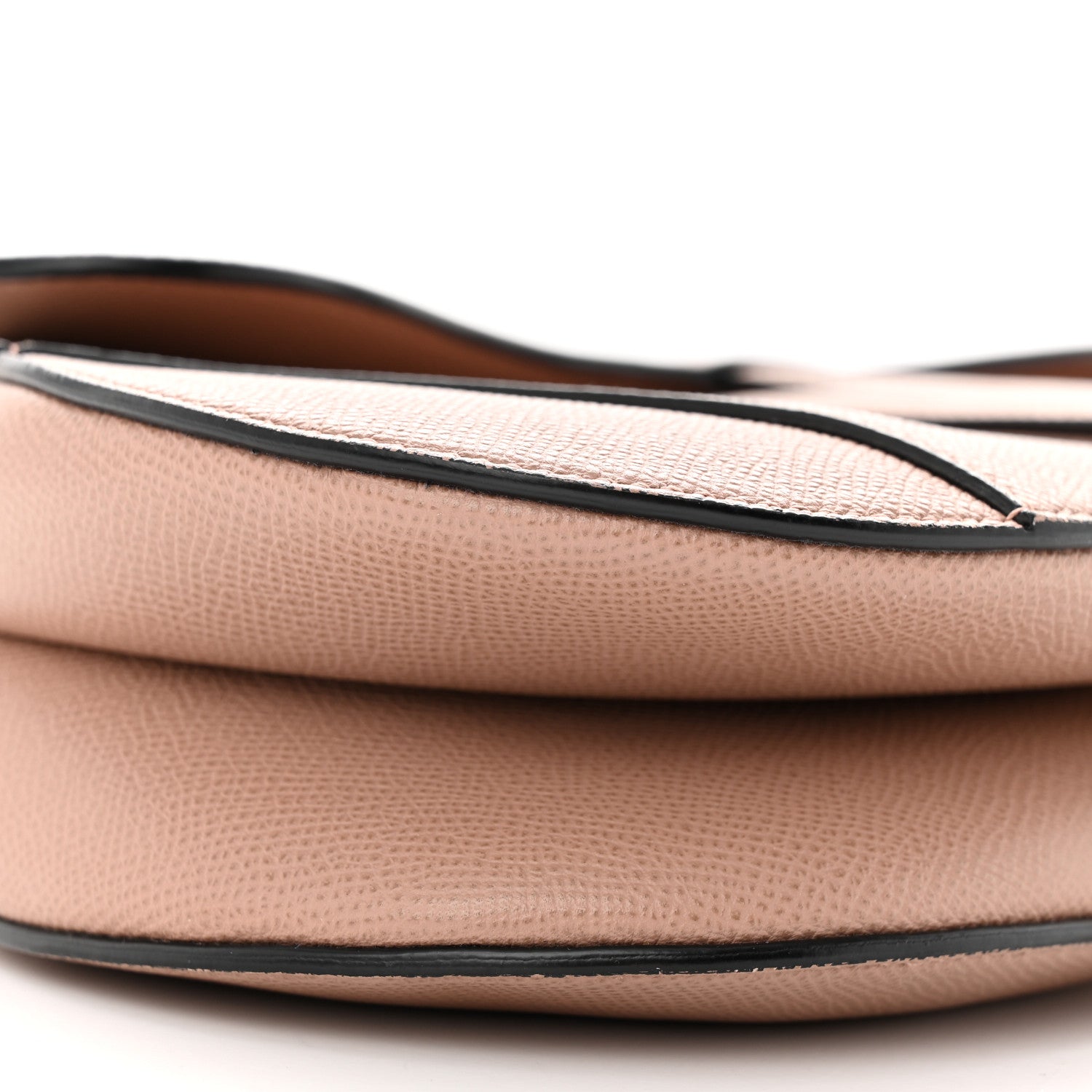 Christian Dior Grained Calfskin Saddle Bag Pink 9 of 11
