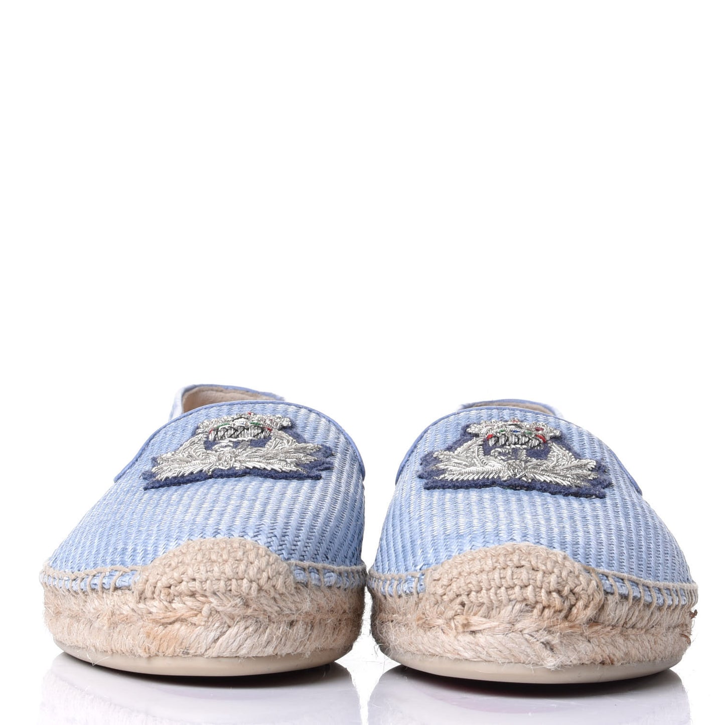 Woven Canvas Appliquéd Nanou Orlato Donna Flat Espadrilles 39 Jeans