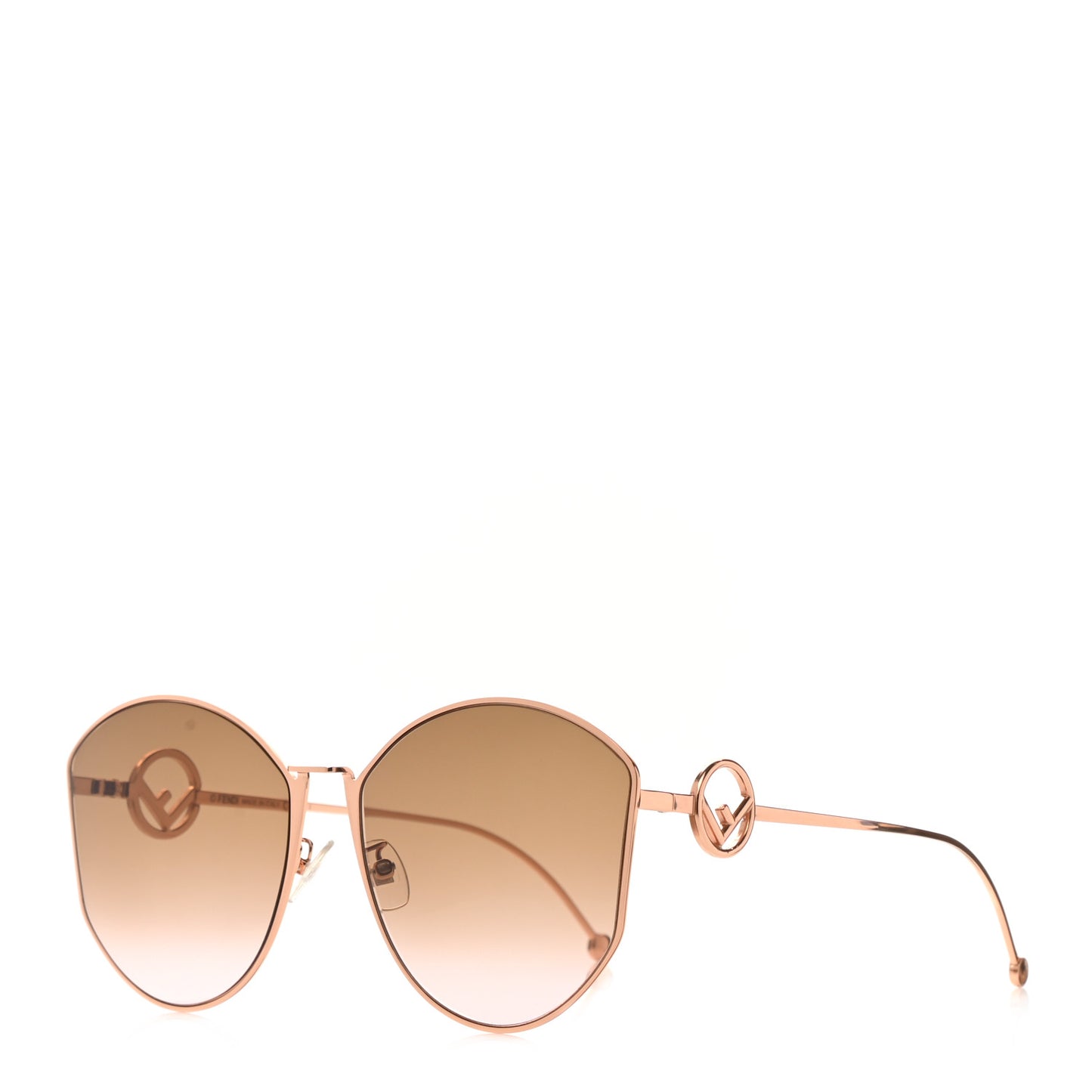 Metal F is Fendi Sunglasses FF 0335/F/S Gold