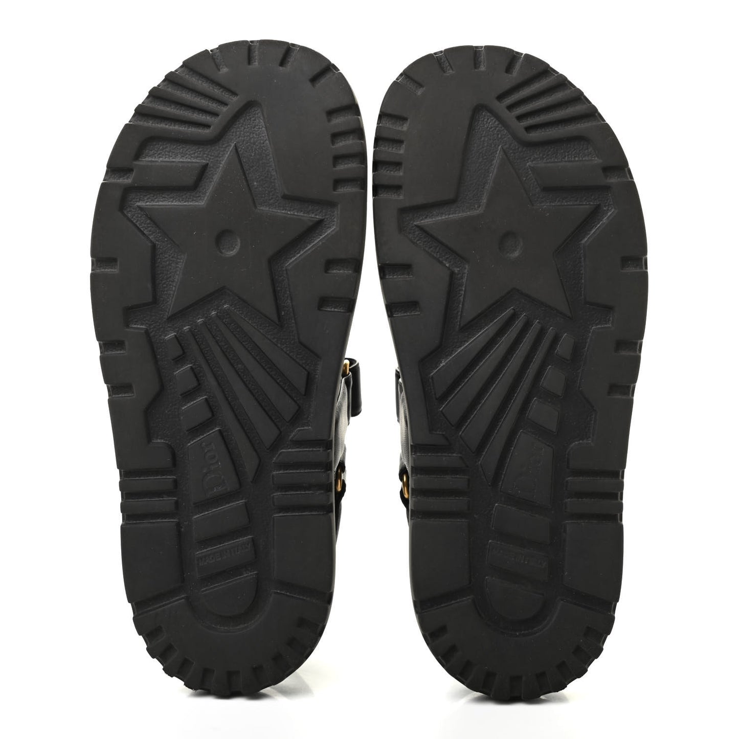 Lambskin Dioract 10mm Sandals 37.5 Black