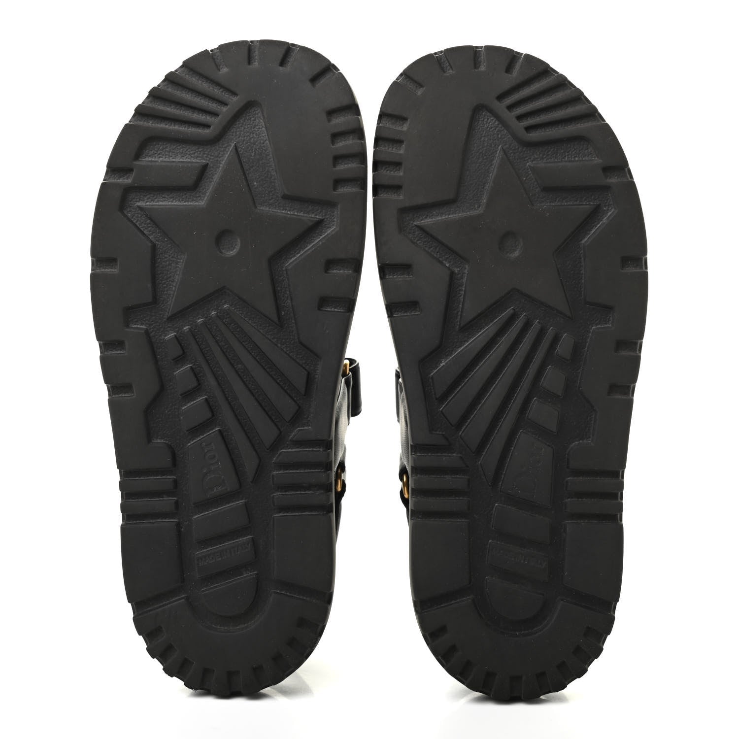 Christian Dior Lambskin Dioract 10mm Sandals 37.5 Black 5 of 20