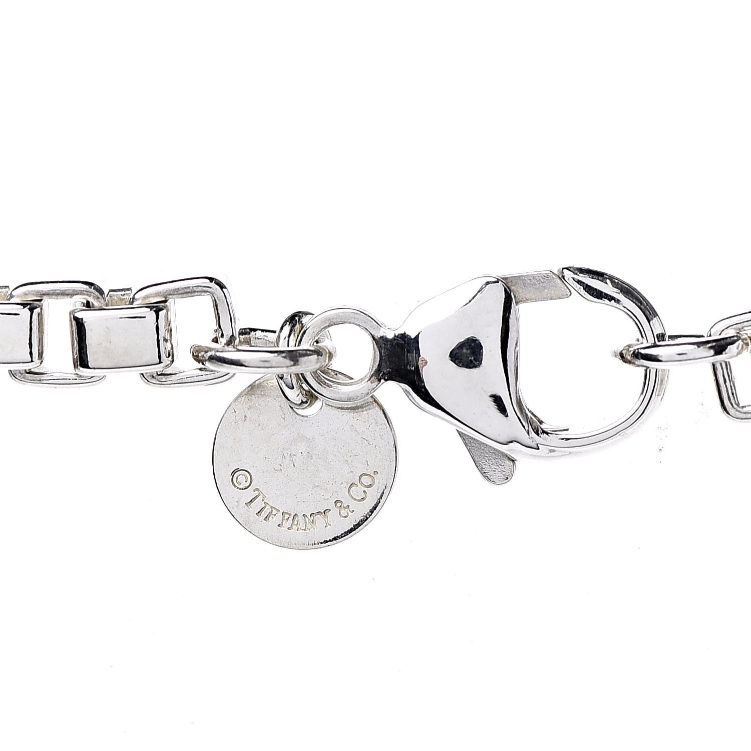 Tiffany Sterling Silver 4mm Venetian Link Necklace 4 of 5