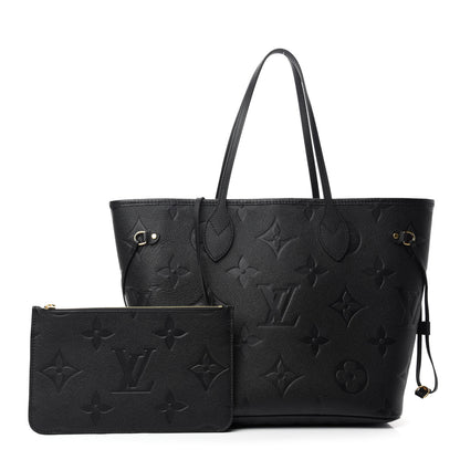 Louis Vuitton Empreinte Monogram Giant Neverfull MM Black 1 of 11