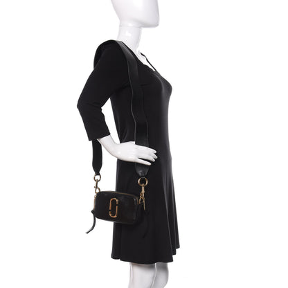 Marc Jacobs Saffiano Small Snapshot Camera Bag Black 2 of 10