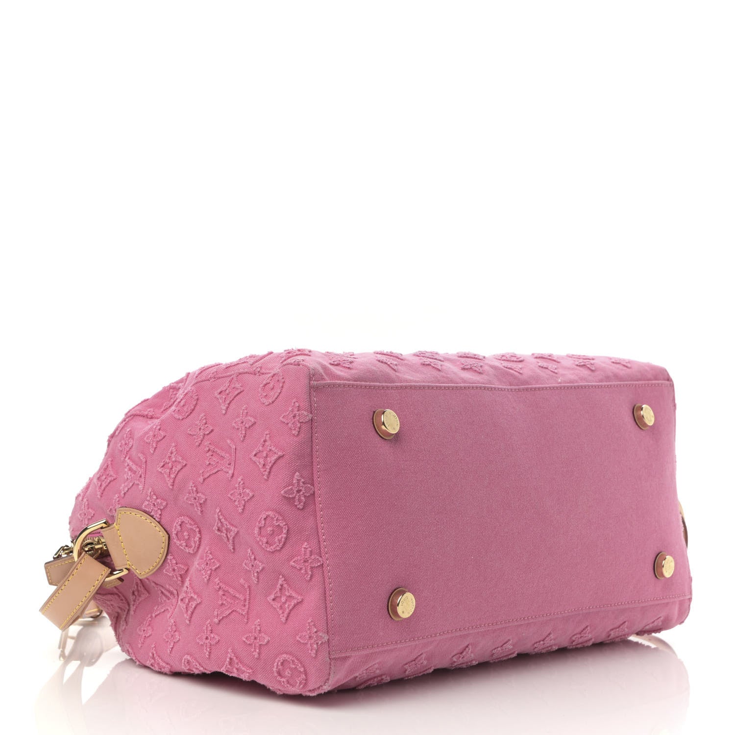 Louis Vuitton Denim Monogram Stone Speedy Bandouliere 35 Rose 4 of 10