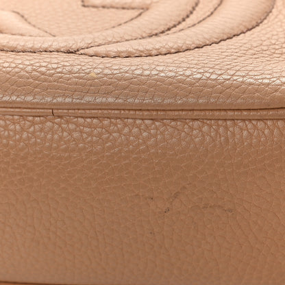 Gucci Pebbled Calfskin Small Soho Disco Bag Camelia 11 of 18