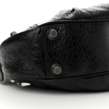 Balenciaga Agneau Arena Small Le Cagole Shoulder Bag Black 10 of 11