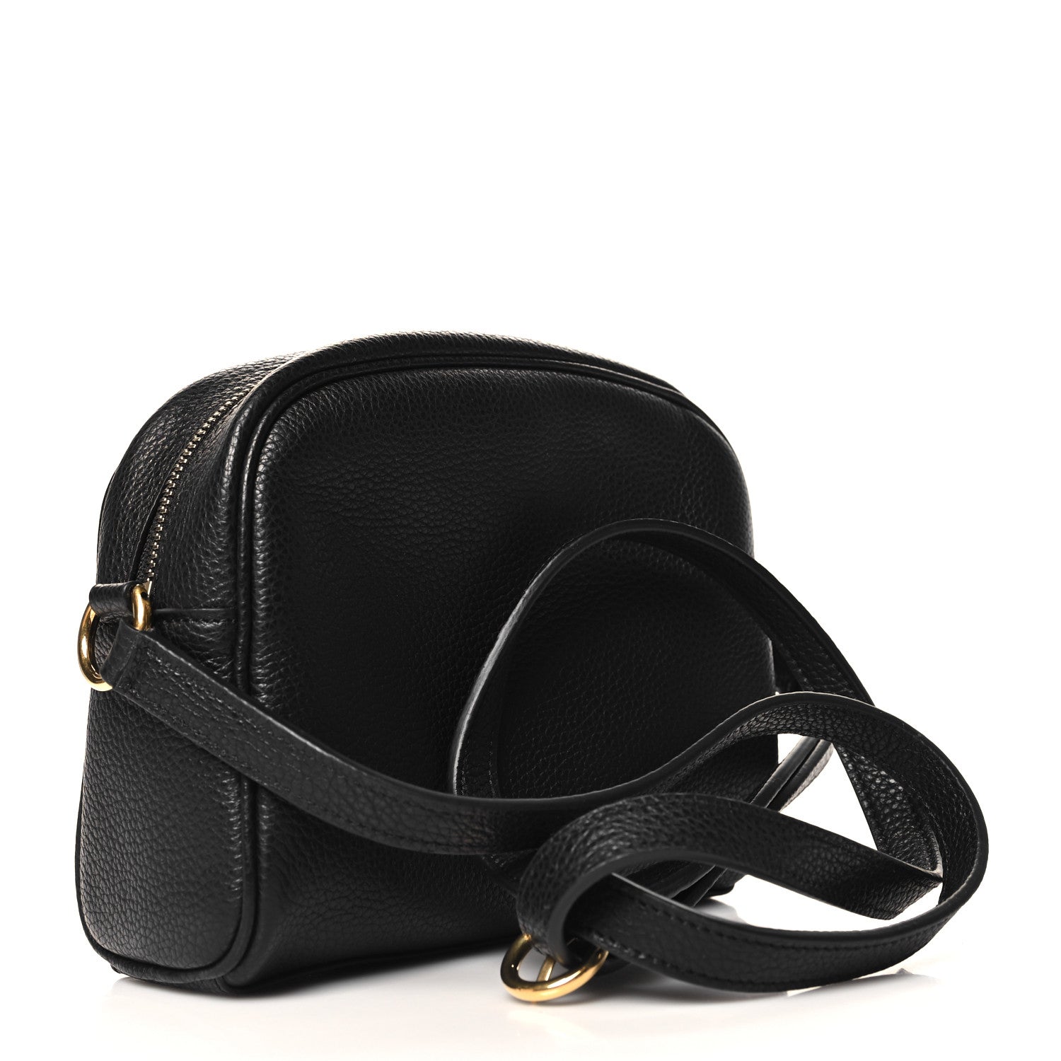 Salvatore Ferragamo Calfskin Travel Camera Crossbody Bag Black 3 of 9