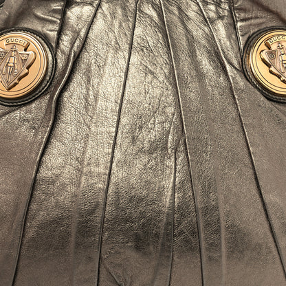 Gucci Metallic Calfskin Medium Hysteria Top Handle Bag Gold 8 of 11