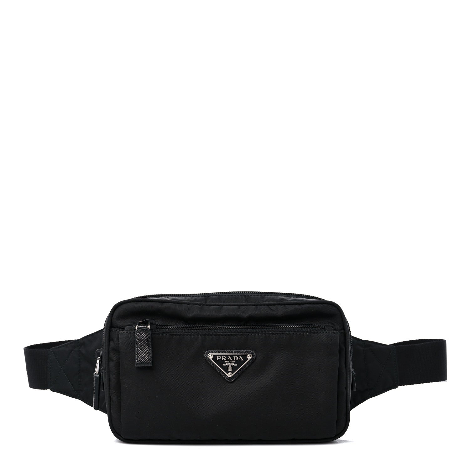 Prada Re-Nylon Saffiano Belt Bag Black 1 of 8