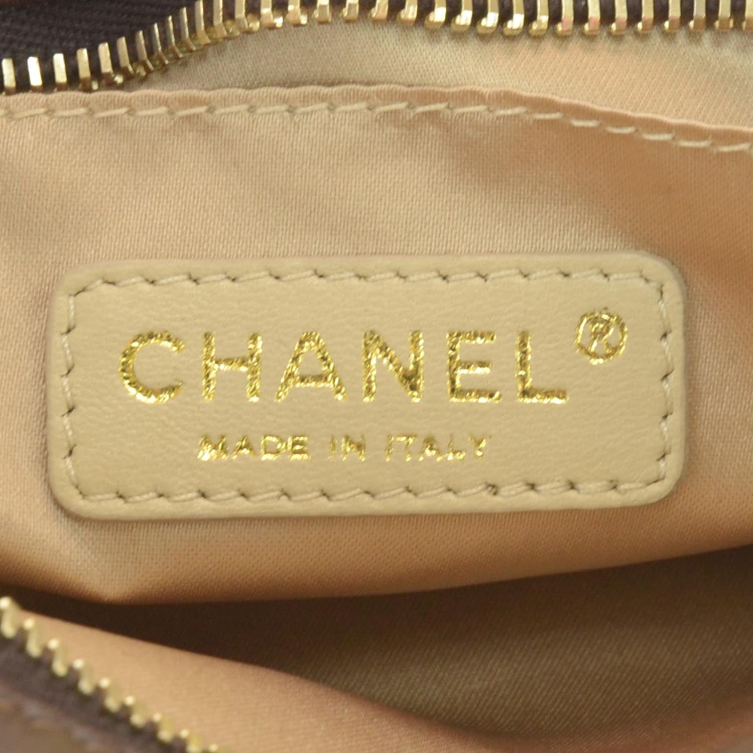 Chanel Lambskin Bubble Quilt Pochette Brown 5 of 7