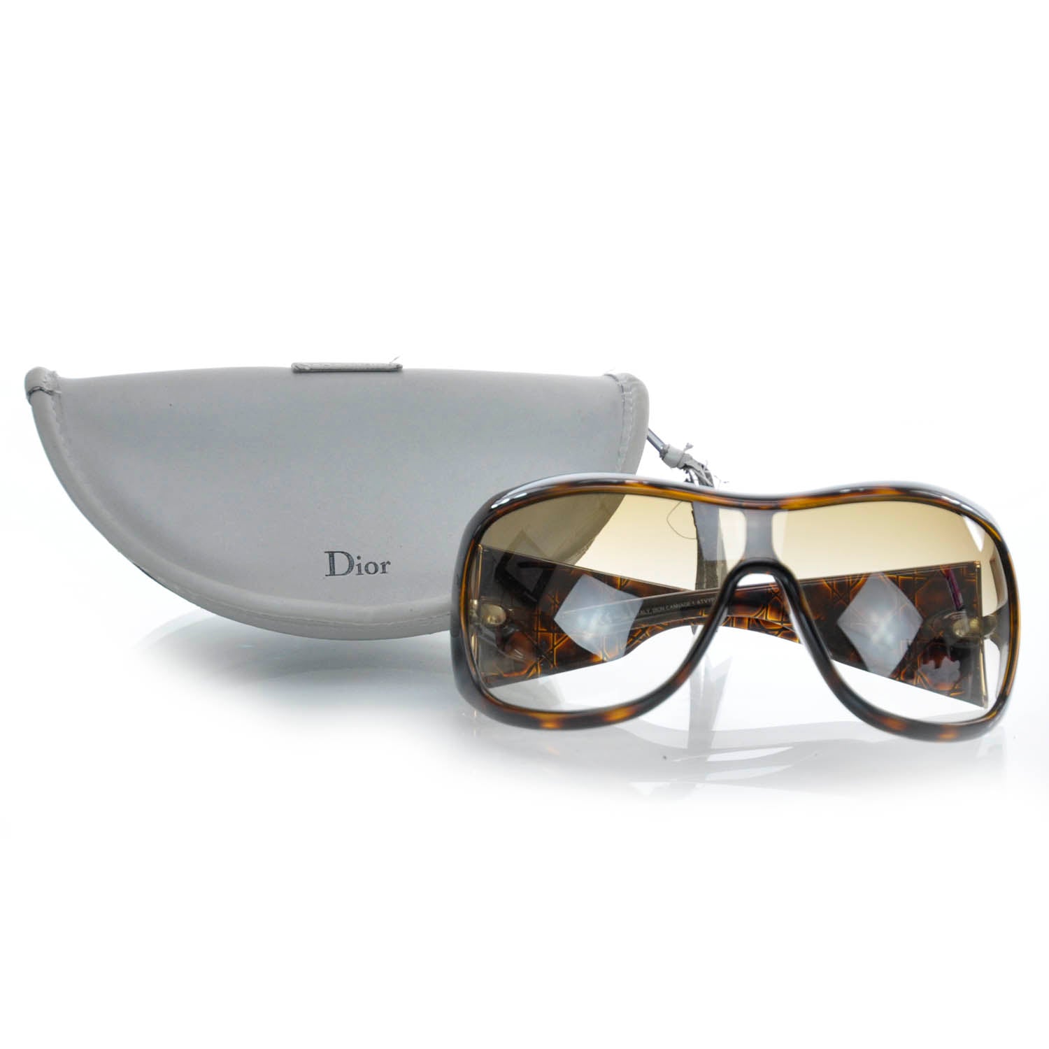 Christian Dior Tortoise Cannage 1 Quilted Sunglasses 7 of 7