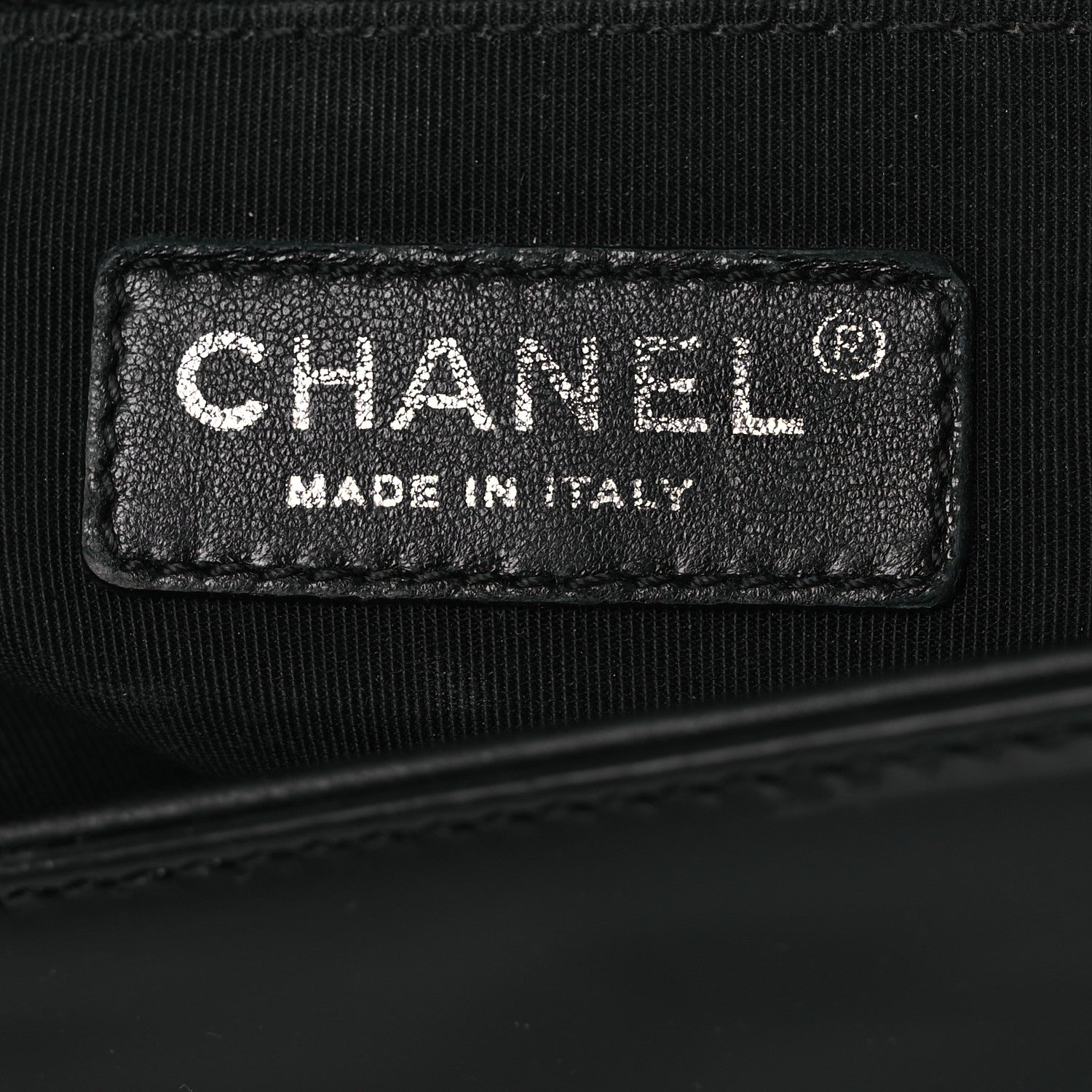 Chanel Patent Calfskin Quilted New Medium Plexiglass Boy Flap Black 7 of 15