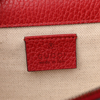 Gucci Dollar Calfskin Swarovski Crystal Small Dionysus Shoulder Bag Hibiscus Red 6 of 14
