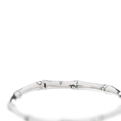 John Hardy Sterling Silver 35mm Bamboo Hoop Earrings 4 of 5