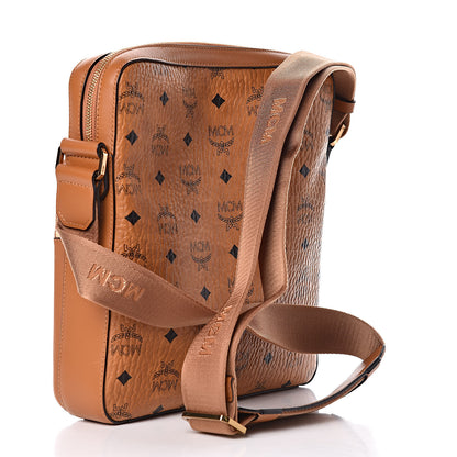MCM Calfskin Visetos Ottomar Messenger Cognac 3 of 11