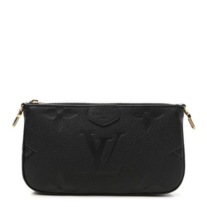Louis Vuitton Empreinte Monogram Giant Multi Pochette Accessories Mini Pochette Black 1 of 8