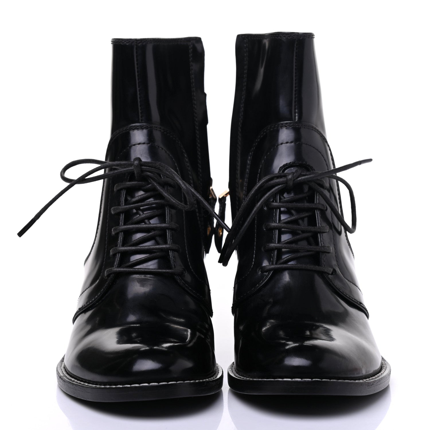 Louis Vuitton Calfskin Ankle Boots 36 Black 2 of 13