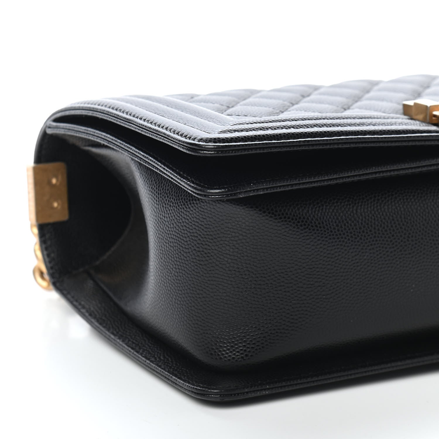 Chanel Caviar Quilted Medium Boy Flap Black 8 of 9