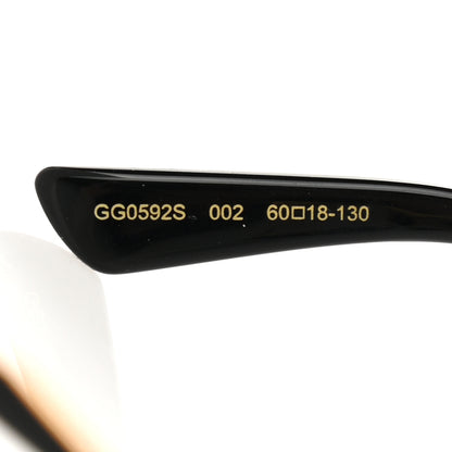 Gucci Square Metal Glasses GG0592S Black 6 of 8