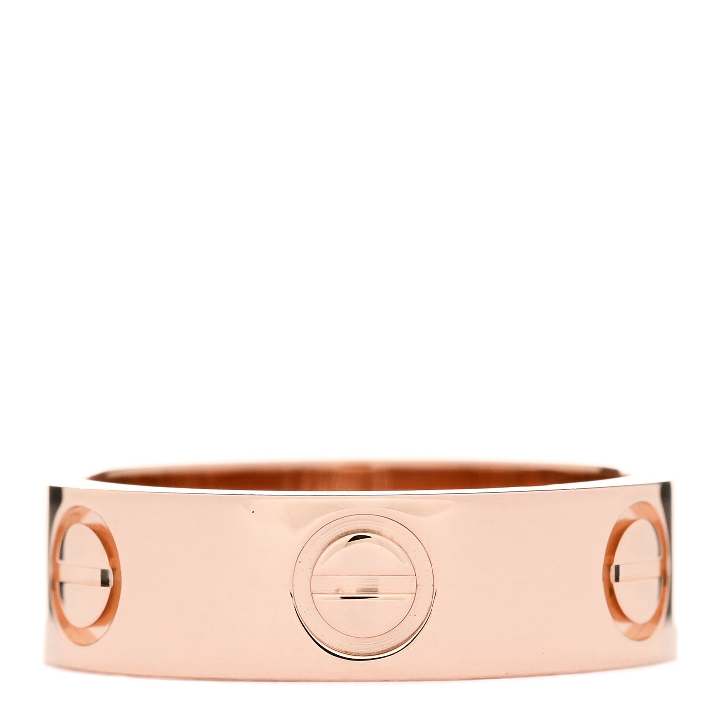 18K Pink Gold 5.5mm LOVE Ring 50 5.25