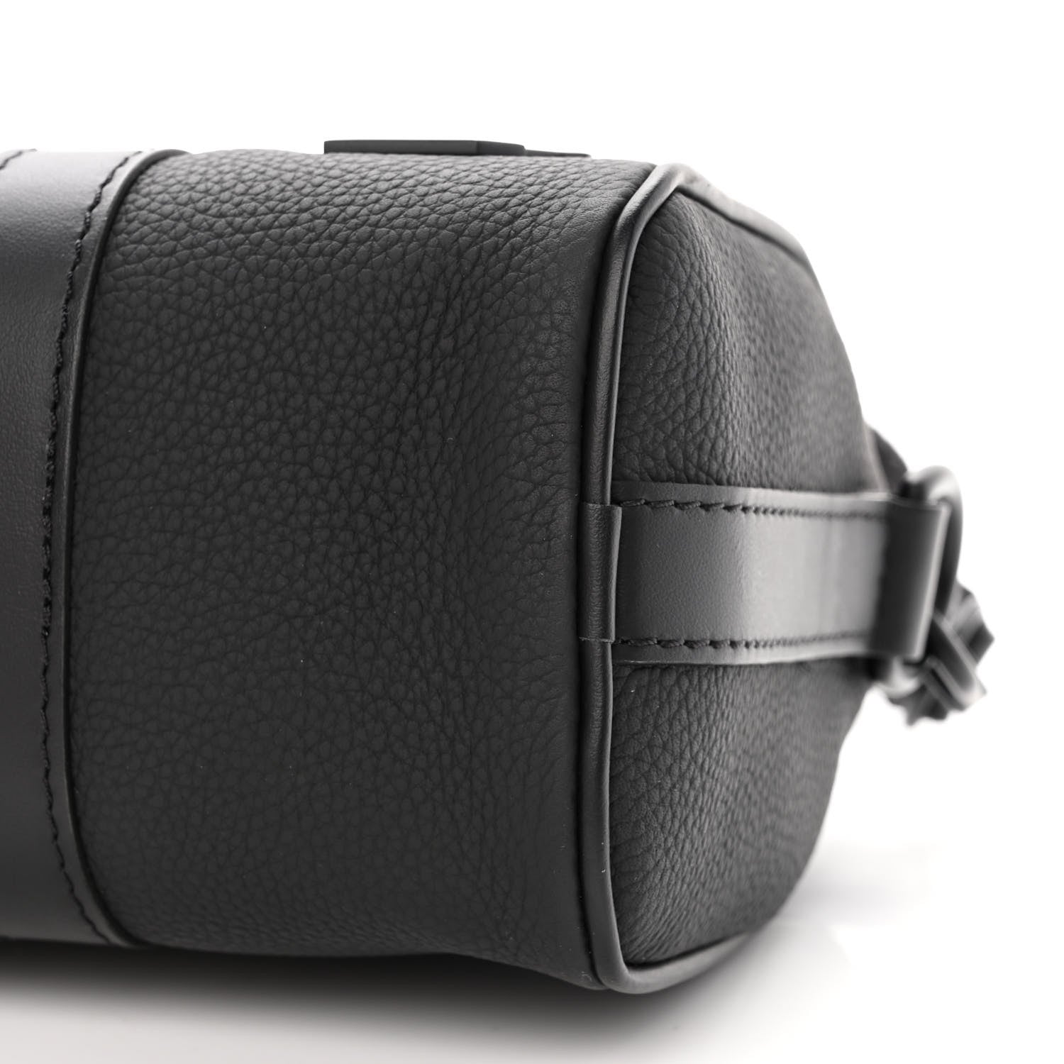 Louis Vuitton Grained Calfskin Aerogram Keepall XS Black 9 of 9