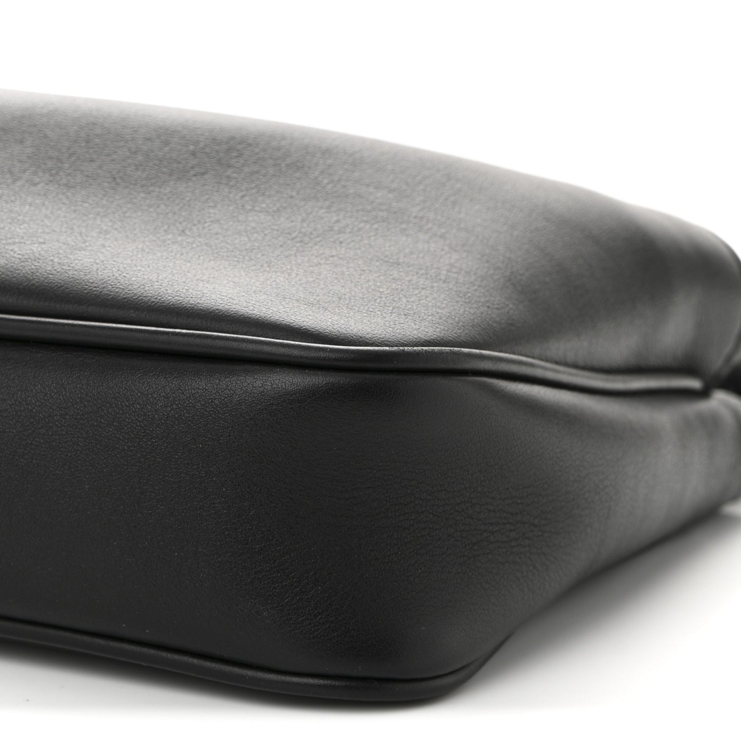 Natural Smooth Calfskin Rodeo Sling Pochette Black