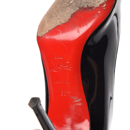 Christian Louboutin Patent Simple 100 Pumps 38 Black 8 of 14