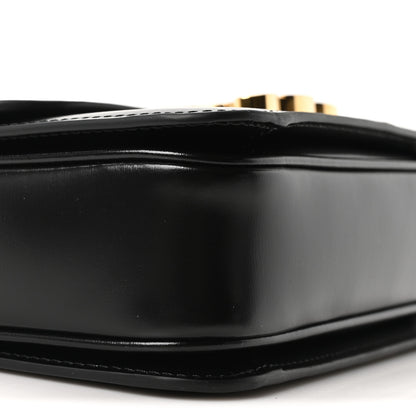 Celine Shiny Calfskin Teen Triomphe Black 9 of 10