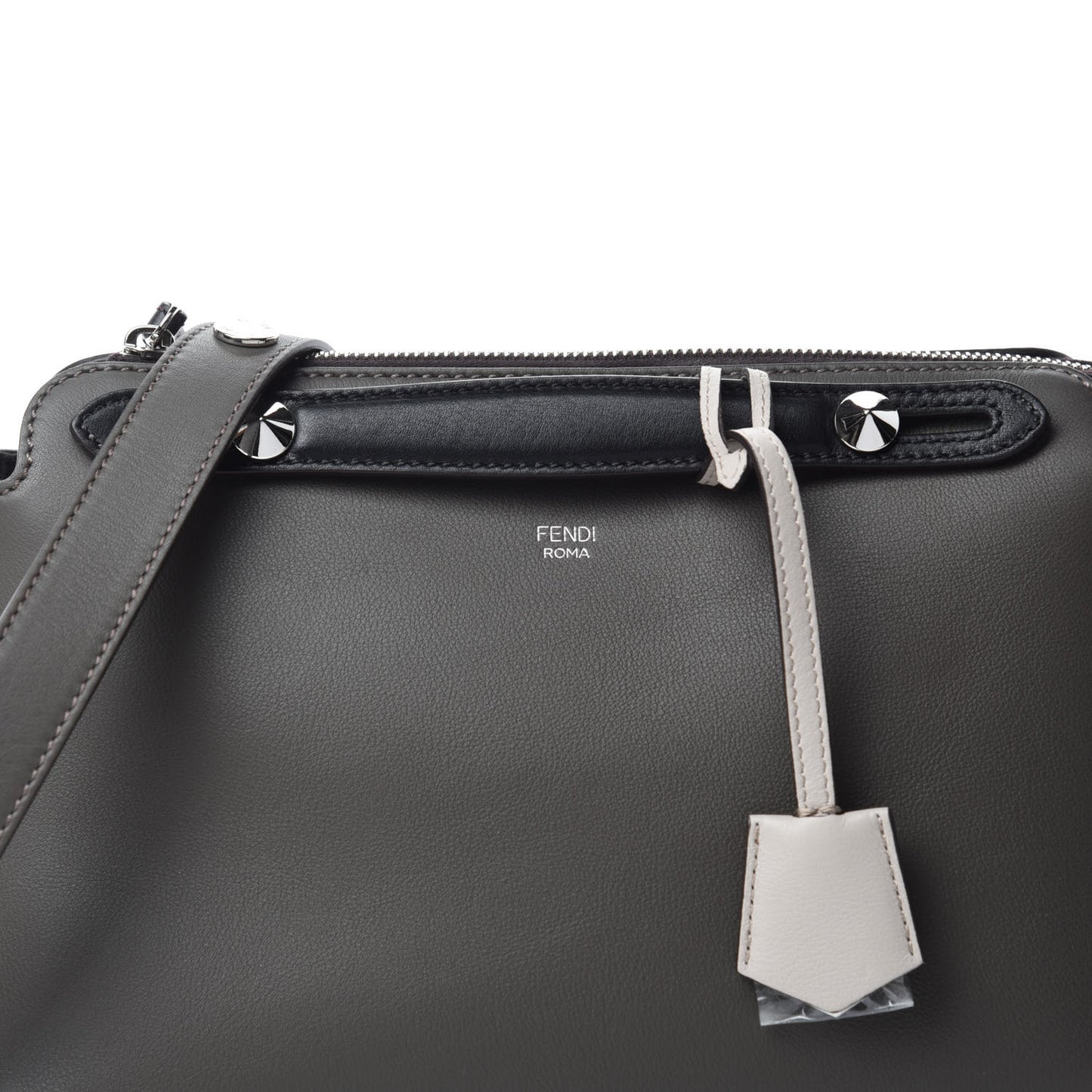 Vitello Dolce 4 Color Medium By The Way Boston Bag Carbone Grigio Polvere Multicolor