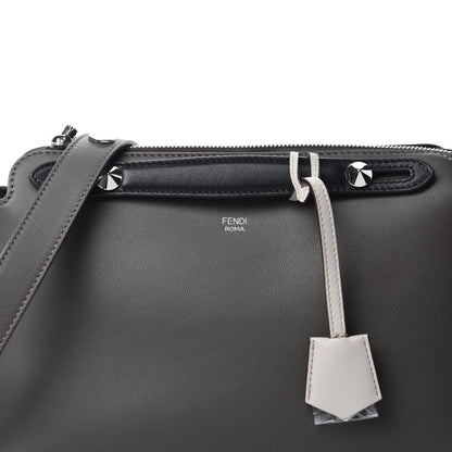 Fendi Vitello Dolce 4 Color Medium By The Way Boston Bag Carbone Grigio Polvere Multicolor 10 of 10