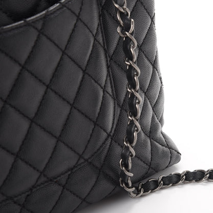 Chanel Caviar Quilted Medium Coco Handle Flap Black 10 of 11